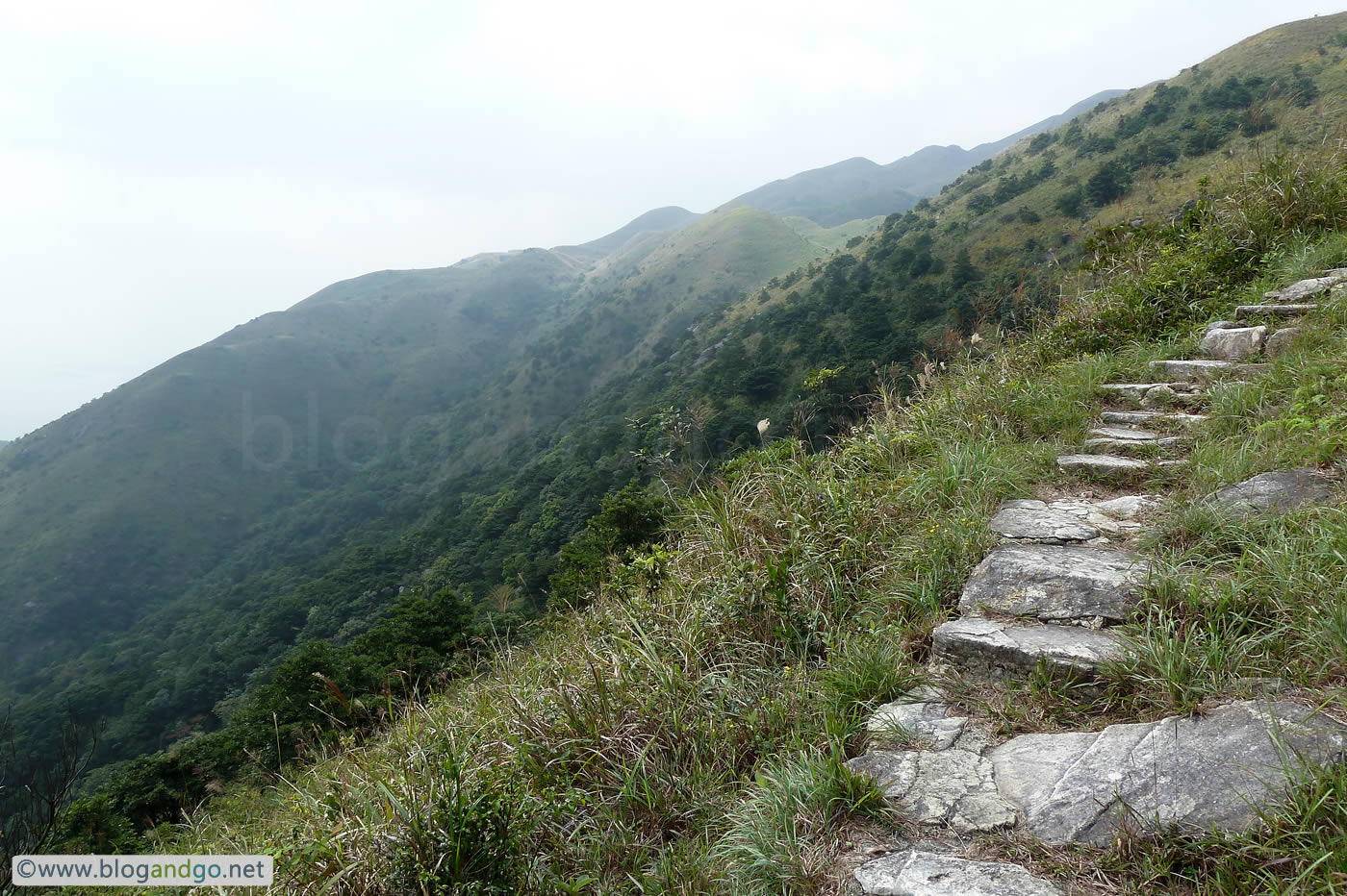 Lantau Trail - More steps